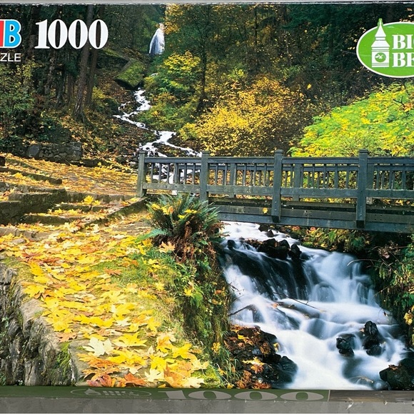 1000 piece puzzle of the Wahkeena Falls in Oregon - Picture 1 of 1